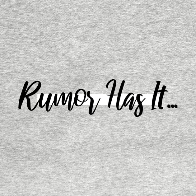 Rumor Has It Sticker by gillys